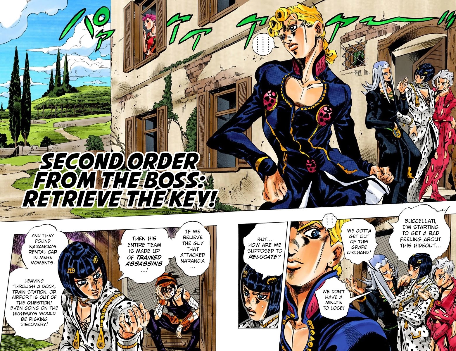 JoJo's Bizarre Adventure Part 5 - Vento Aureo (Official Colored) chapter 39 page 3