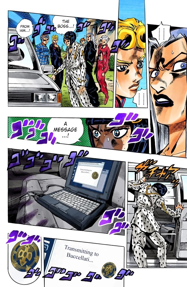 JoJo's Bizarre Adventure Part 5 - Vento Aureo (Official Colored) chapter 39 page 6