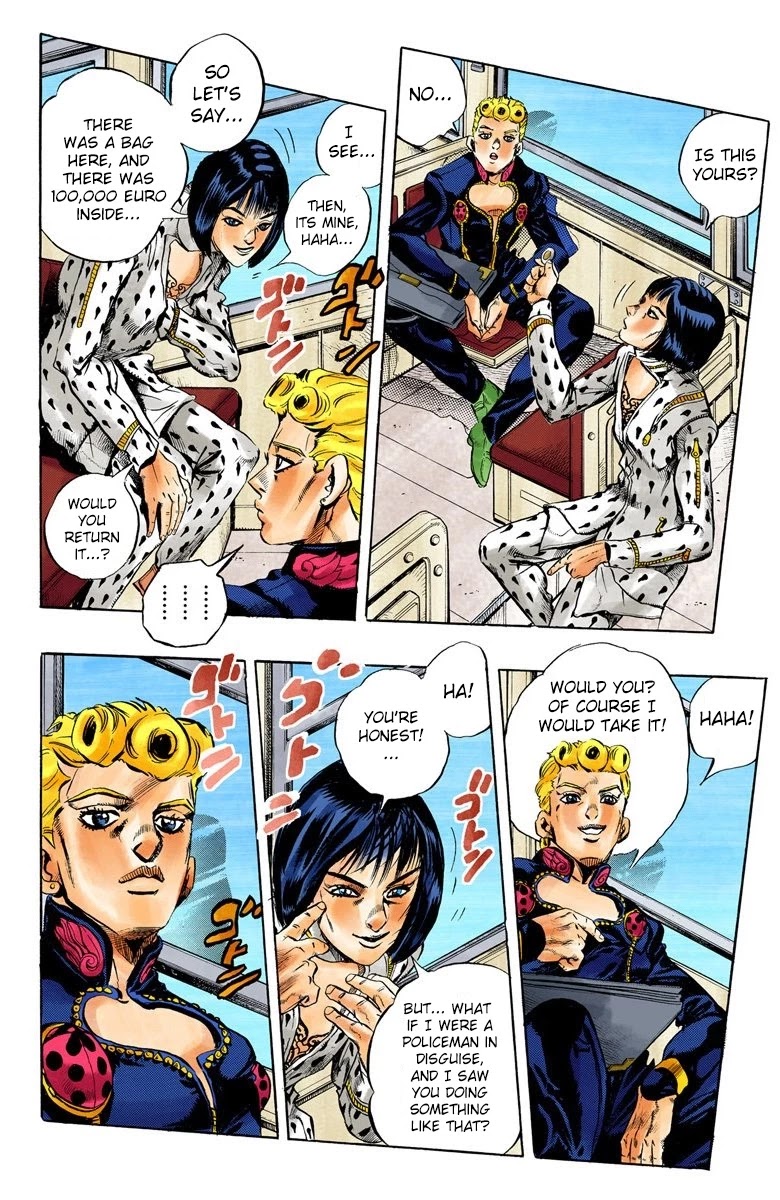 JoJo's Bizarre Adventure Part 5 - Vento Aureo (Official Colored) chapter 4 page 11