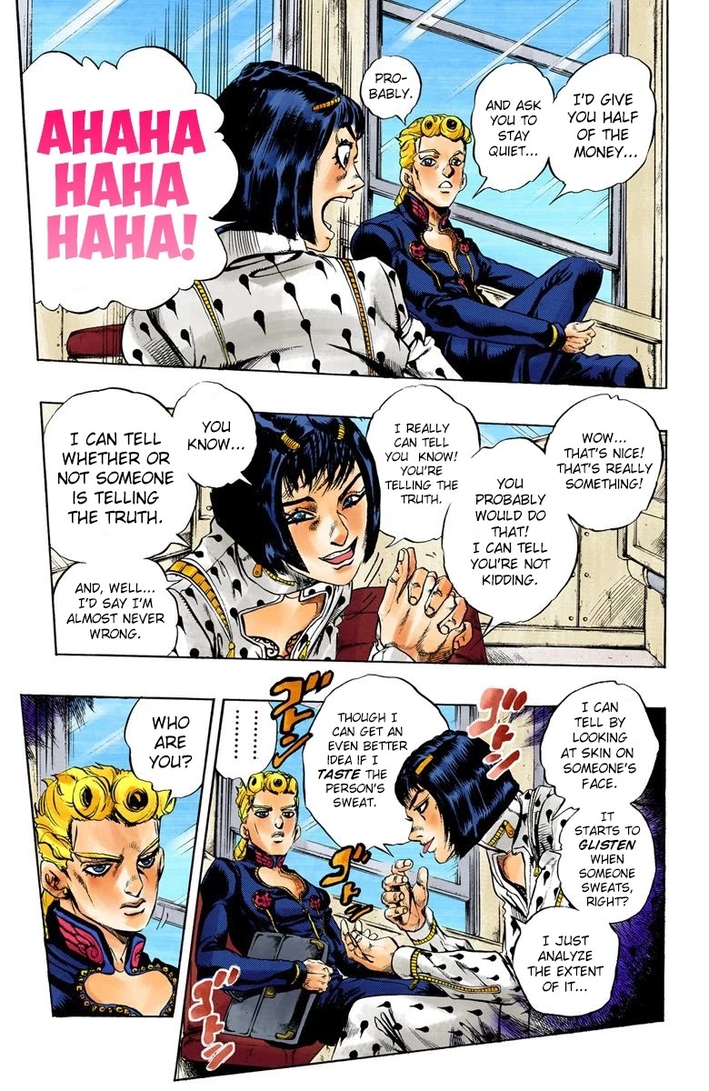 JoJo's Bizarre Adventure Part 5 - Vento Aureo (Official Colored) chapter 4 page 12