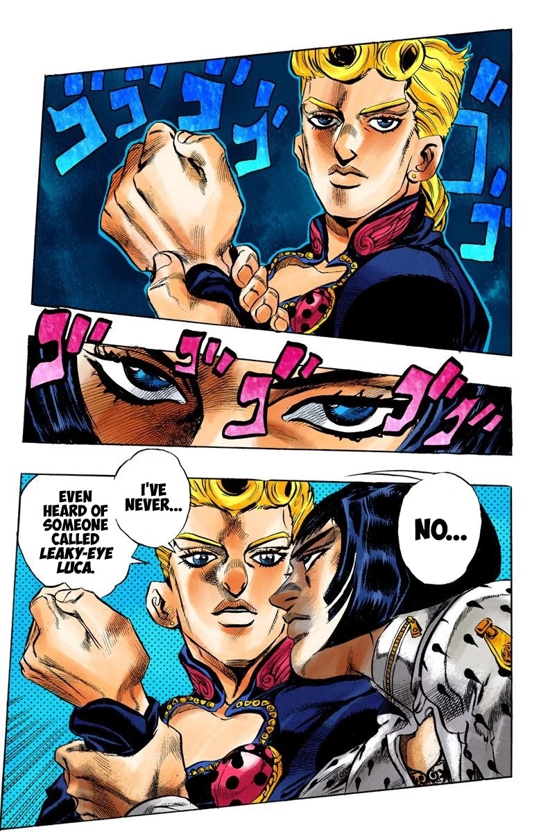 JoJo's Bizarre Adventure Part 5 - Vento Aureo (Official Colored) chapter 4 page 16