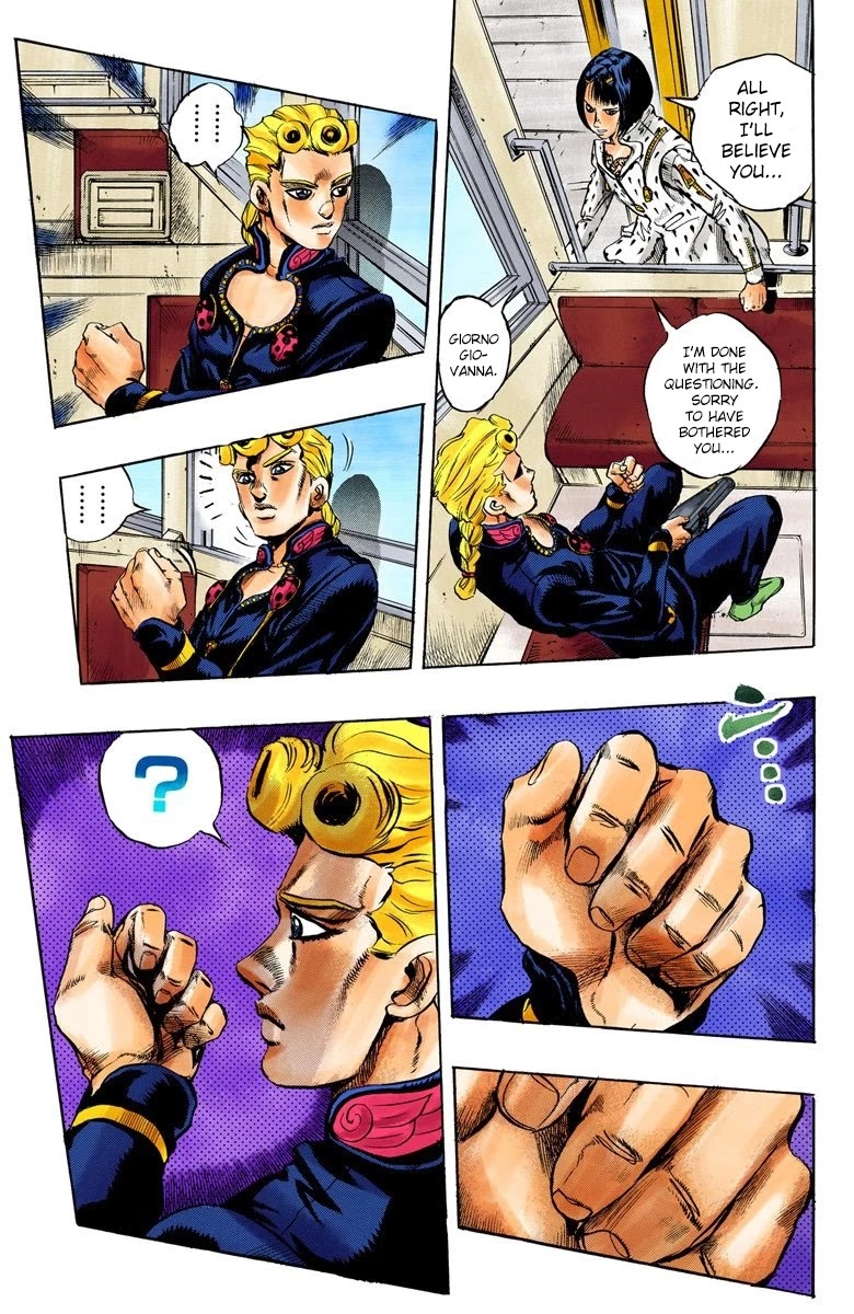 JoJo's Bizarre Adventure Part 5 - Vento Aureo (Official Colored) chapter 4 page 18