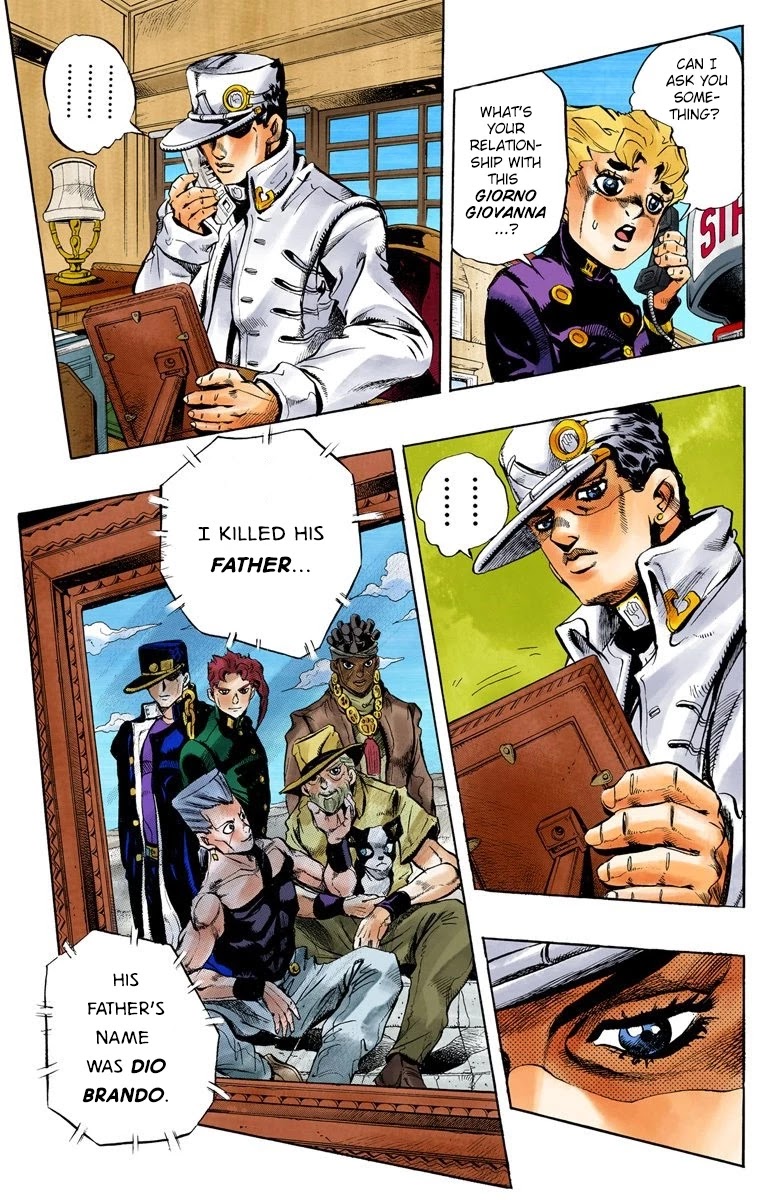 JoJo's Bizarre Adventure Part 5 - Vento Aureo (Official Colored) chapter 4 page 6