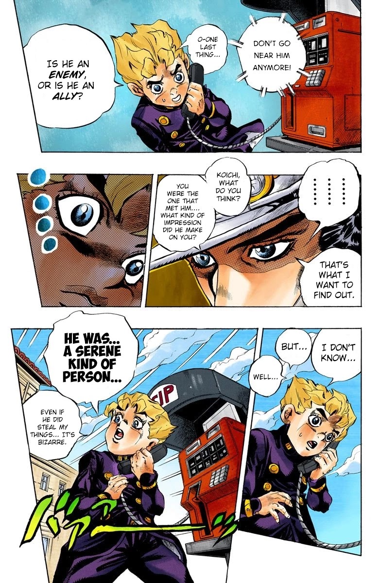 JoJo's Bizarre Adventure Part 5 - Vento Aureo (Official Colored) chapter 4 page 8