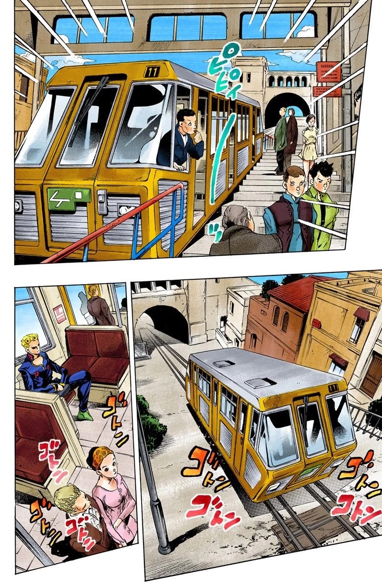 JoJo's Bizarre Adventure Part 5 - Vento Aureo (Official Colored) chapter 4 page 9