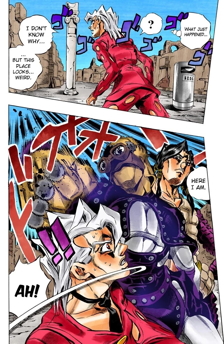 JoJo's Bizarre Adventure Part 5 - Vento Aureo (Official Colored) chapter 40 page 12