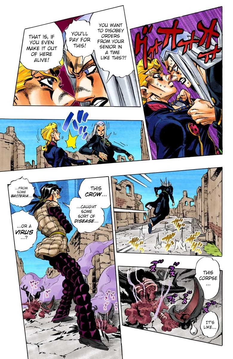 JoJo's Bizarre Adventure Part 5 - Vento Aureo (Official Colored) chapter 42 page 11