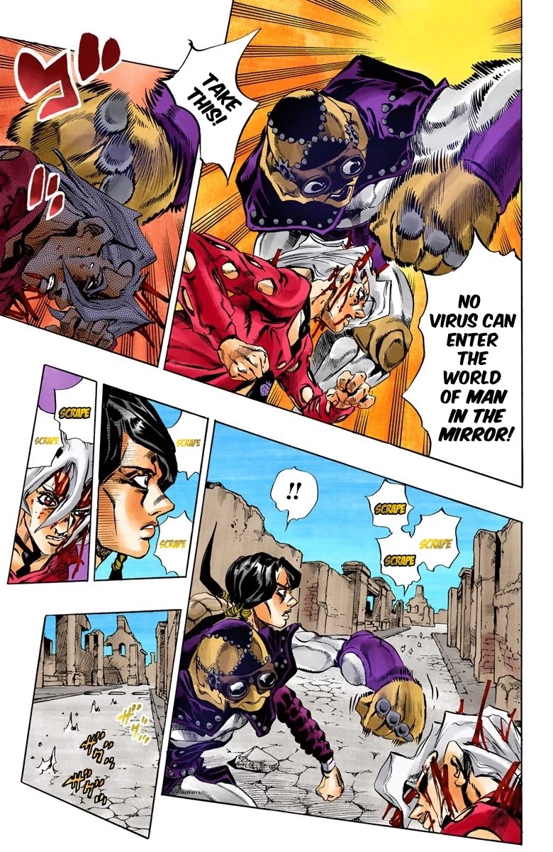 JoJo's Bizarre Adventure Part 5 - Vento Aureo (Official Colored) chapter 42 page 13