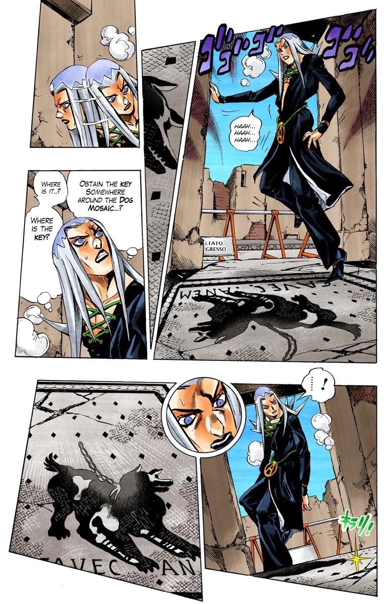 JoJo's Bizarre Adventure Part 5 - Vento Aureo (Official Colored) chapter 42 page 17