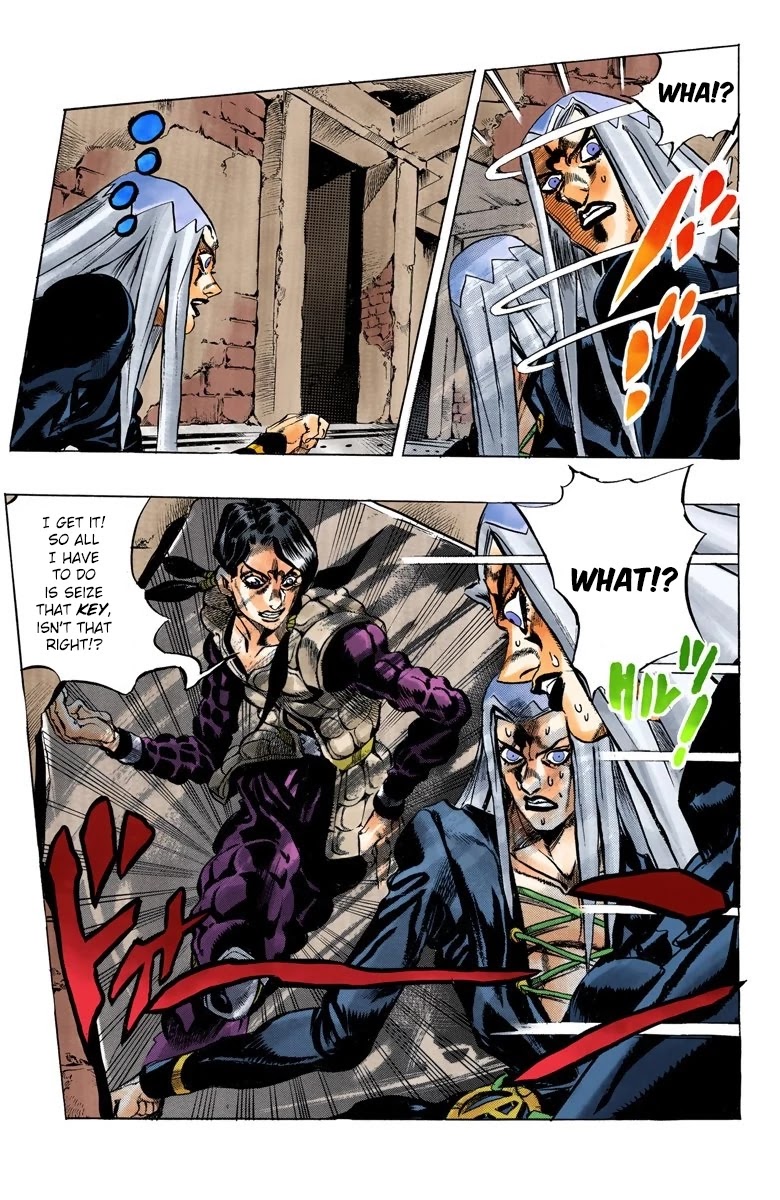 JoJo's Bizarre Adventure Part 5 - Vento Aureo (Official Colored) chapter 42 page 21