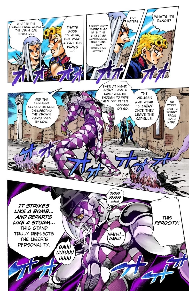 JoJo's Bizarre Adventure Part 5 - Vento Aureo (Official Colored) chapter 42 page 4