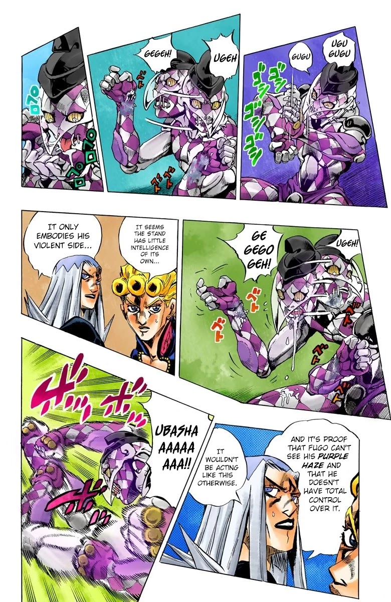 JoJo's Bizarre Adventure Part 5 - Vento Aureo (Official Colored) chapter 42 page 6