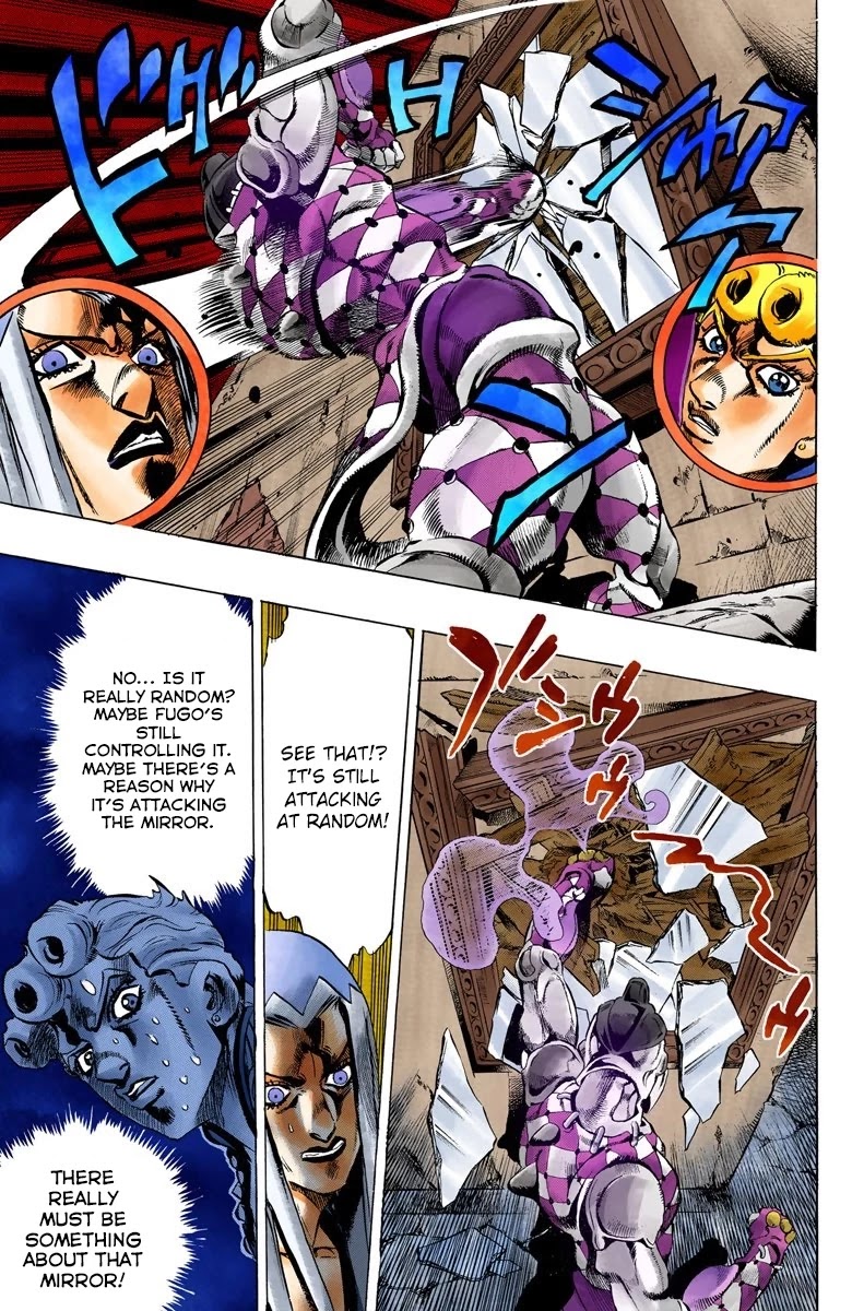 JoJo's Bizarre Adventure Part 5 - Vento Aureo (Official Colored) chapter 42 page 7