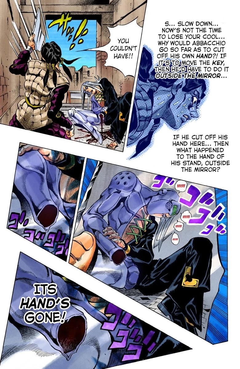 JoJo's Bizarre Adventure Part 5 - Vento Aureo (Official Colored) chapter 44 page 10