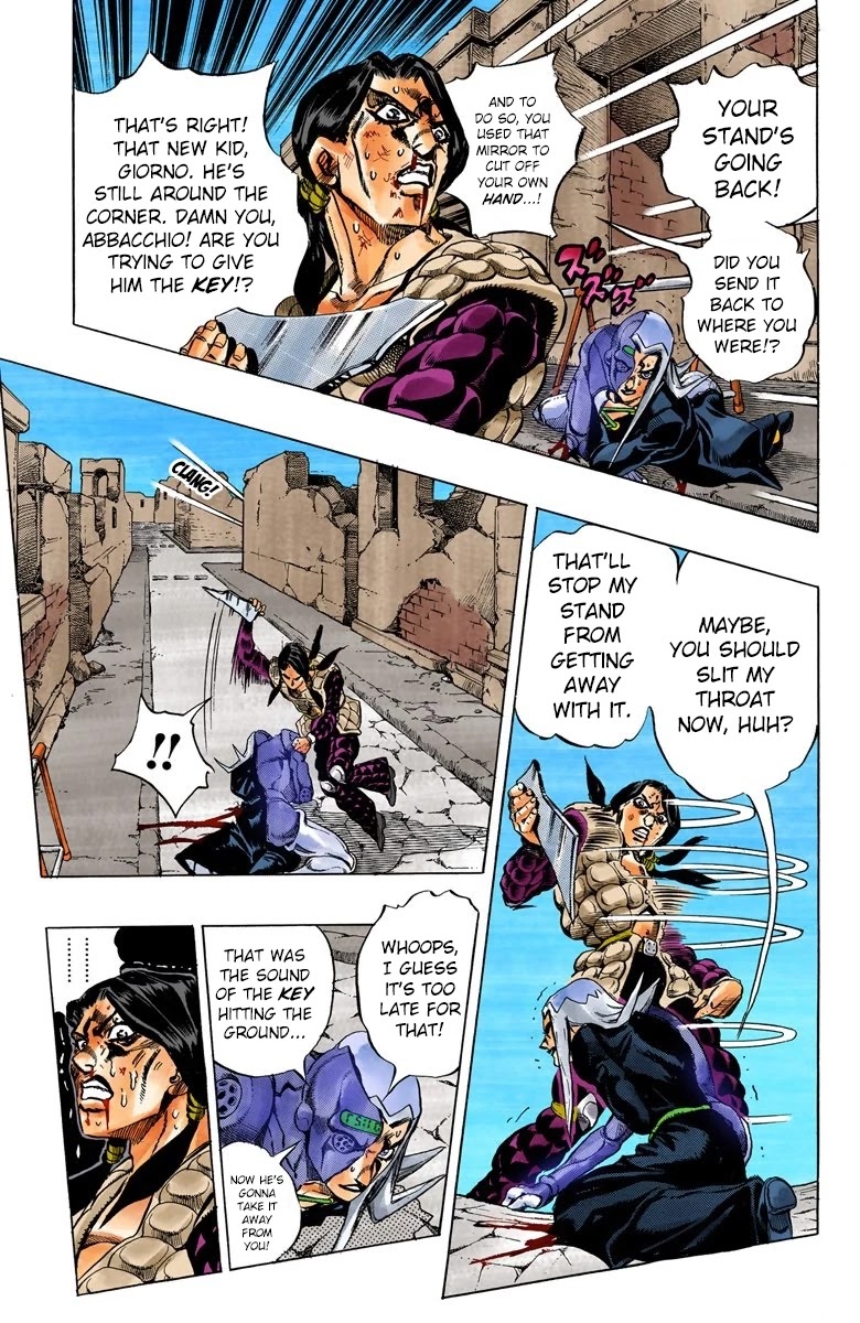 JoJo's Bizarre Adventure Part 5 - Vento Aureo (Official Colored) chapter 44 page 12