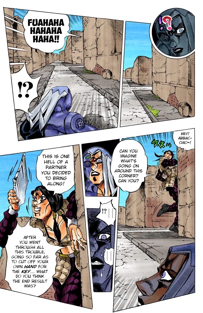 JoJo's Bizarre Adventure Part 5 - Vento Aureo (Official Colored) chapter 44 page 14