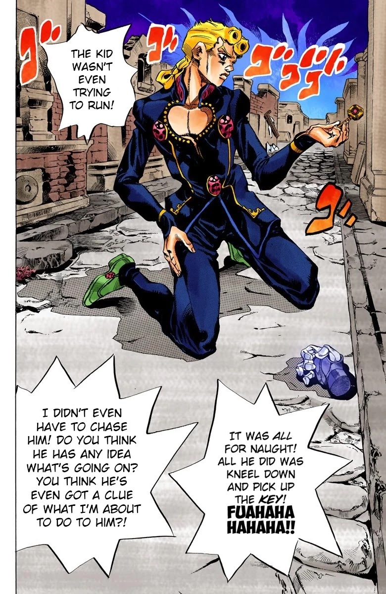 JoJo's Bizarre Adventure Part 5 - Vento Aureo (Official Colored) chapter 44 page 15