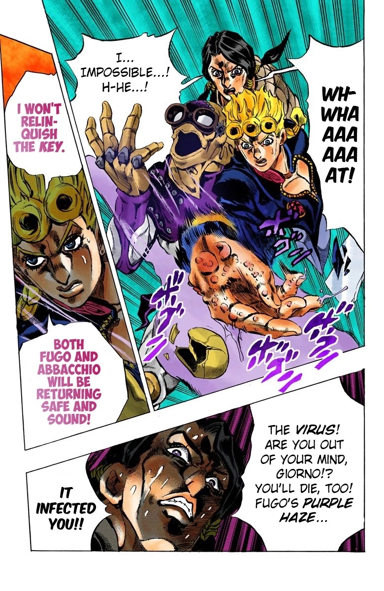 JoJo's Bizarre Adventure Part 5 - Vento Aureo (Official Colored) chapter 44 page 20