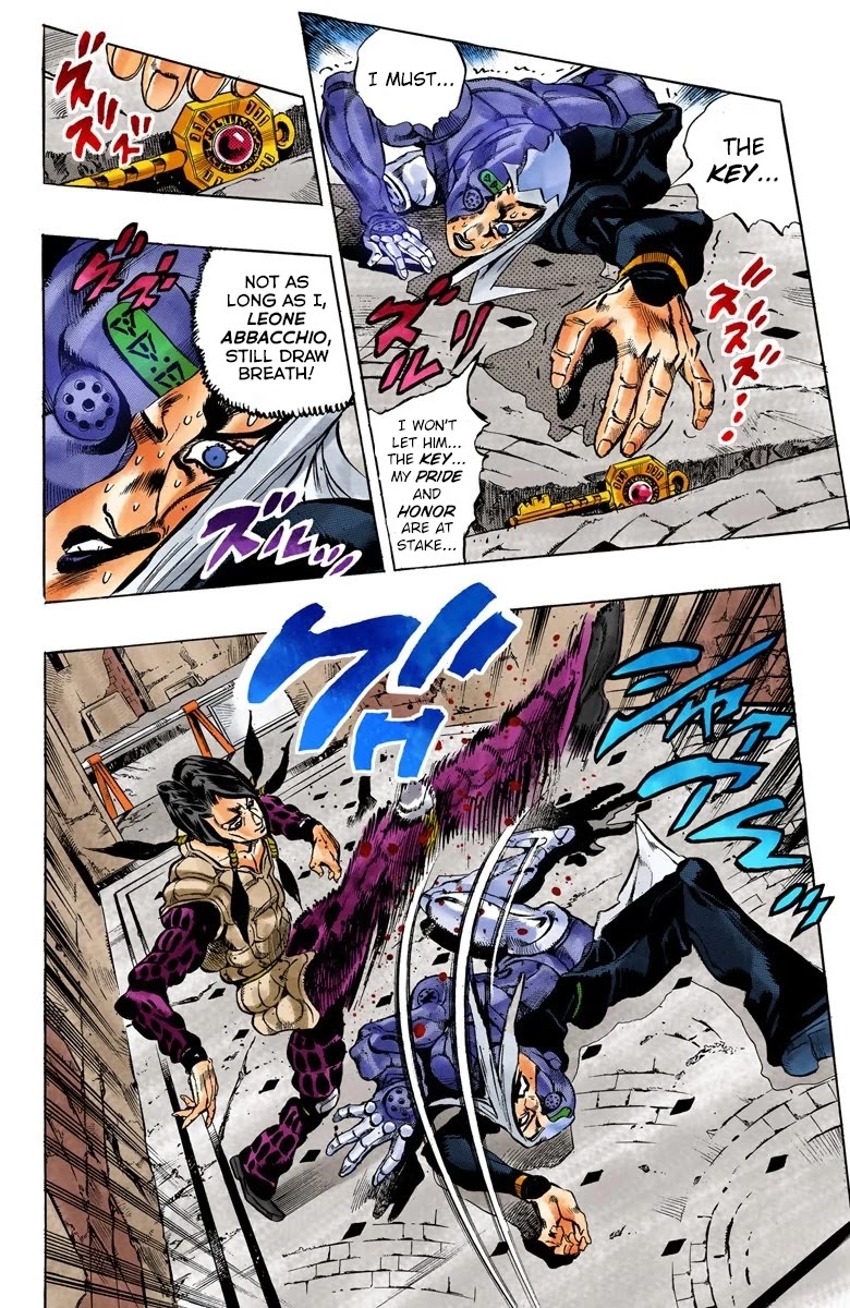 JoJo's Bizarre Adventure Part 5 - Vento Aureo (Official Colored) chapter 44 page 3