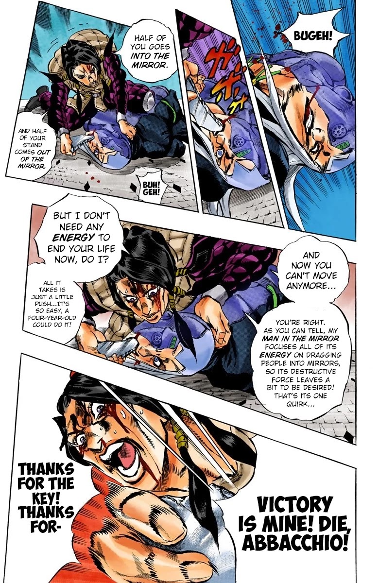 JoJo's Bizarre Adventure Part 5 - Vento Aureo (Official Colored) chapter 44 page 4