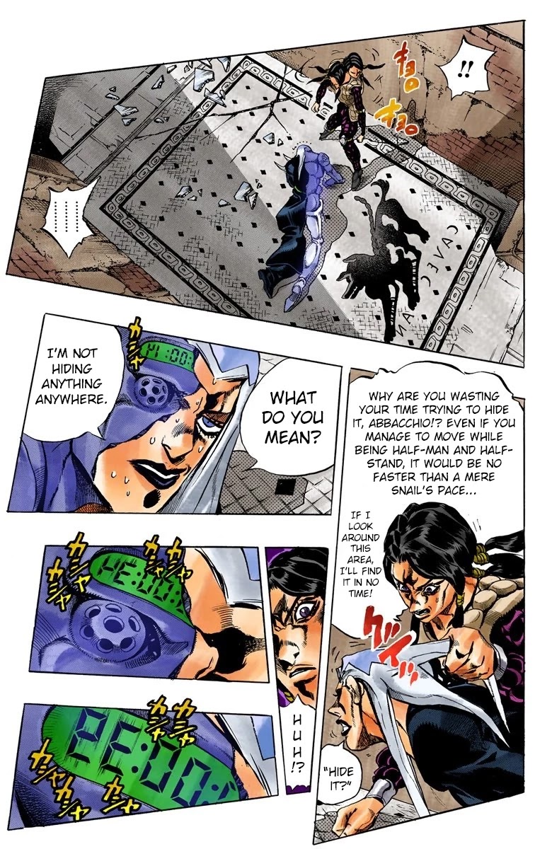 JoJo's Bizarre Adventure Part 5 - Vento Aureo (Official Colored) chapter 44 page 6