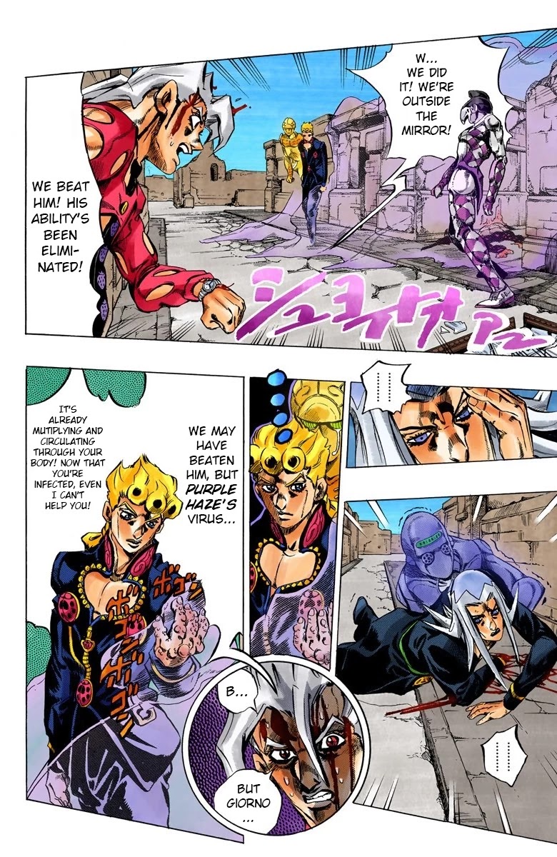 JoJo's Bizarre Adventure Part 5 - Vento Aureo (Official Colored) chapter 46 page 10