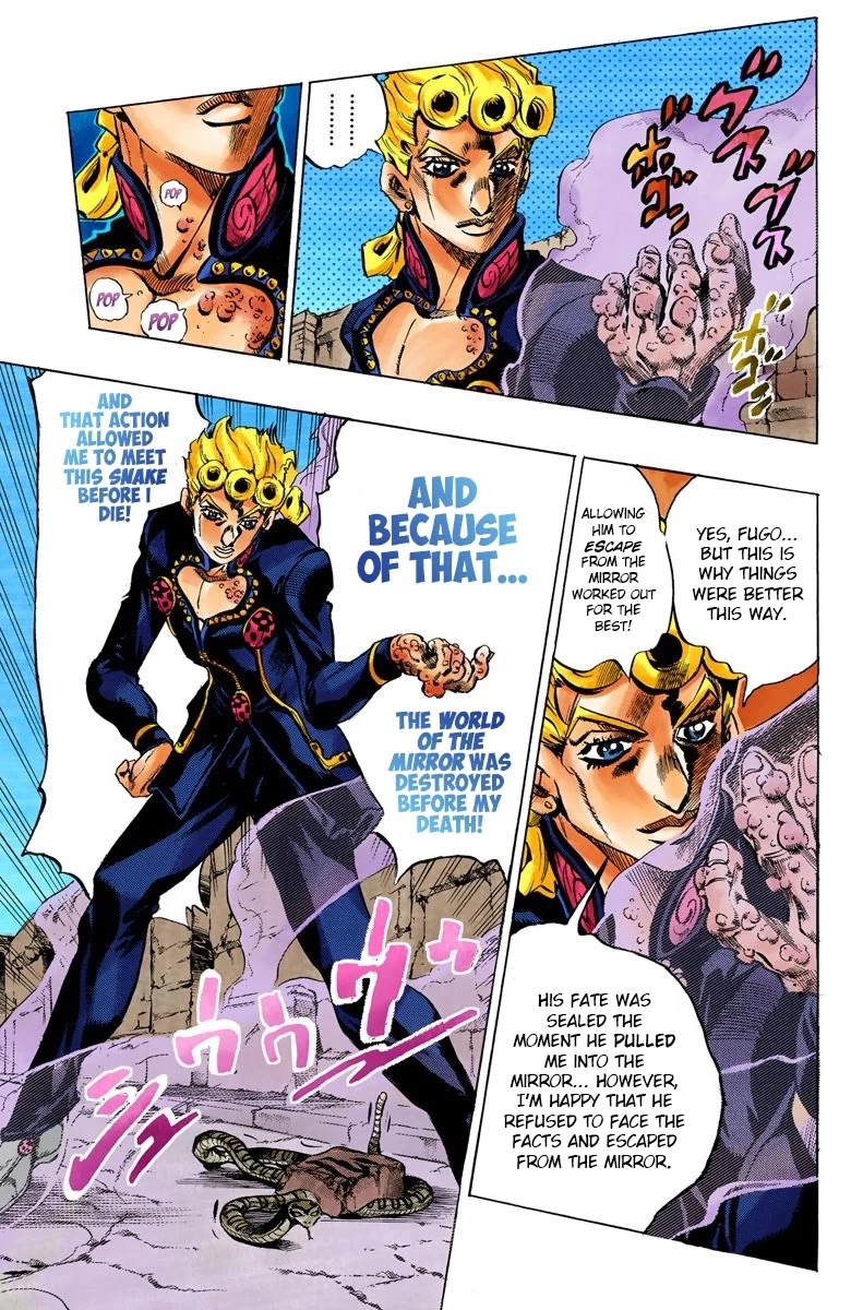 JoJo's Bizarre Adventure Part 5 - Vento Aureo (Official Colored) chapter 46 page 11