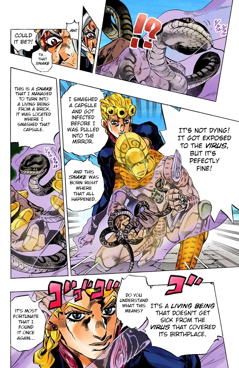 JoJo's Bizarre Adventure Part 5 - Vento Aureo (Official Colored) chapter 46 page 12