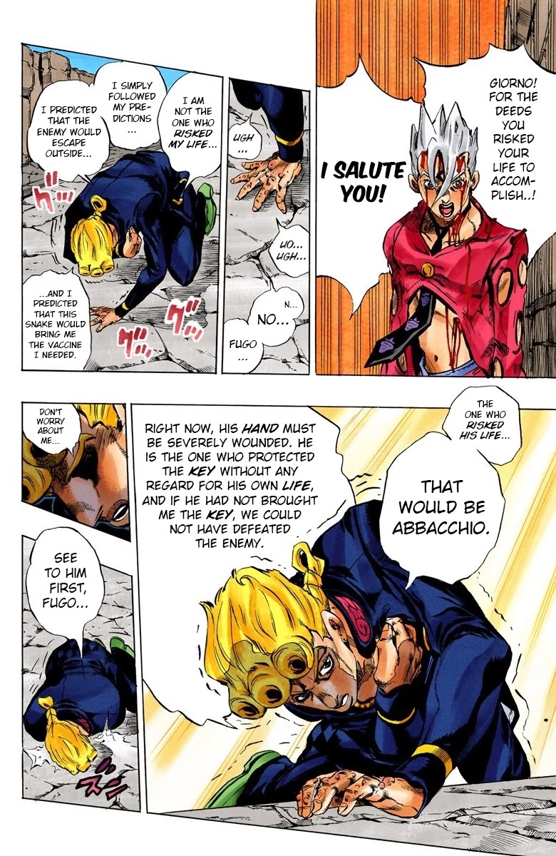 JoJo's Bizarre Adventure Part 5 - Vento Aureo (Official Colored) chapter 46 page 16