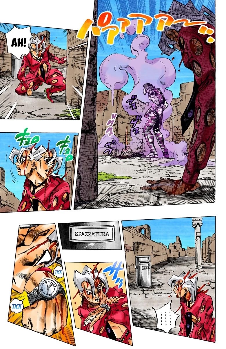 JoJo's Bizarre Adventure Part 5 - Vento Aureo (Official Colored) chapter 46 page 9