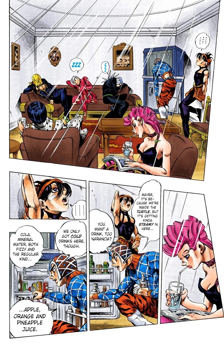 JoJo's Bizarre Adventure Part 5 - Vento Aureo (Official Colored) chapter 49 page 10