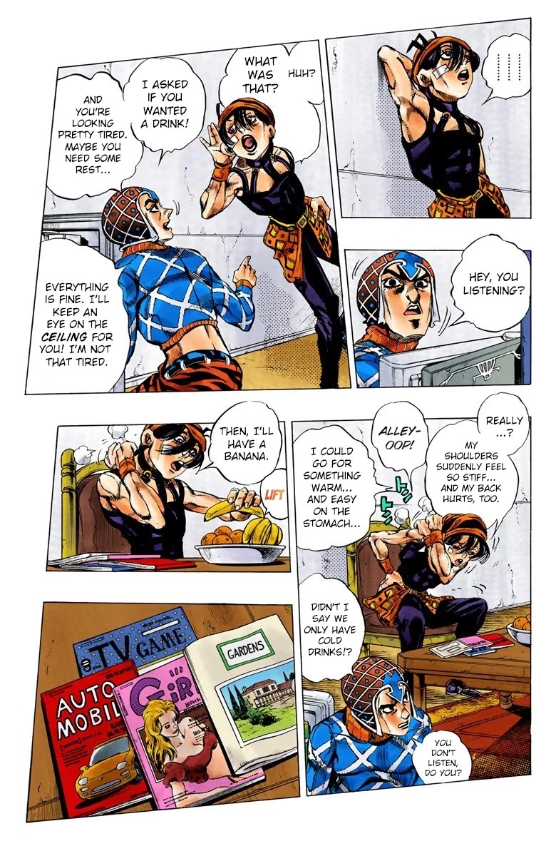 JoJo's Bizarre Adventure Part 5 - Vento Aureo (Official Colored) chapter 49 page 11