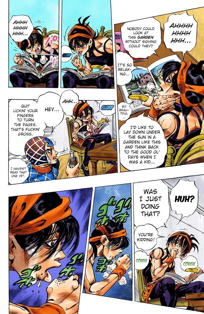 JoJo's Bizarre Adventure Part 5 - Vento Aureo (Official Colored) chapter 49 page 12