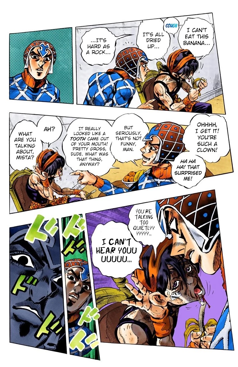 JoJo's Bizarre Adventure Part 5 - Vento Aureo (Official Colored) chapter 49 page 14