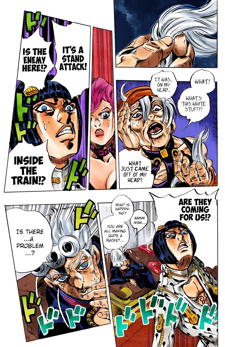 JoJo's Bizarre Adventure Part 5 - Vento Aureo (Official Colored) chapter 49 page 17