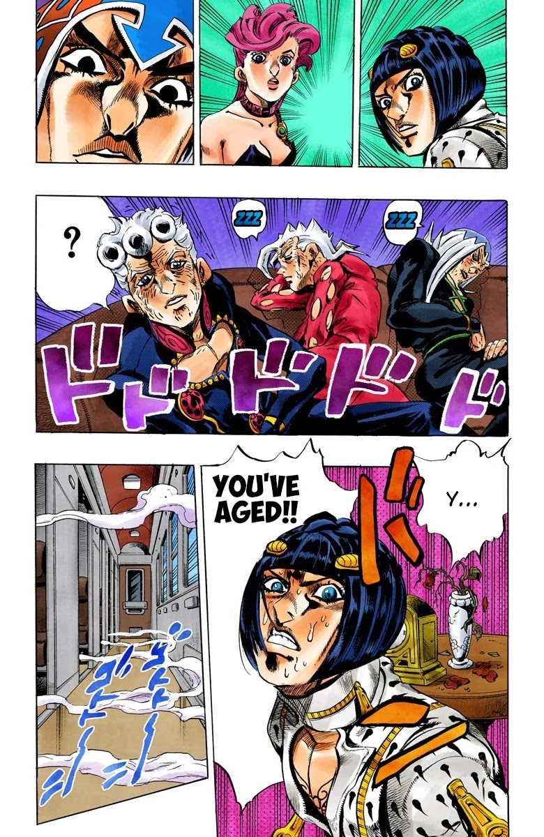 JoJo's Bizarre Adventure Part 5 - Vento Aureo (Official Colored) chapter 49 page 18