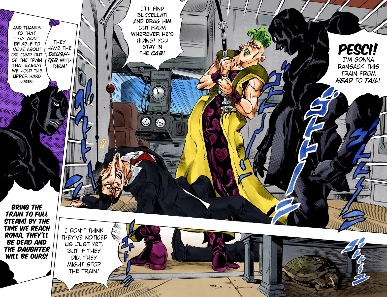 JoJo's Bizarre Adventure Part 5 - Vento Aureo (Official Colored) chapter 49 page 3