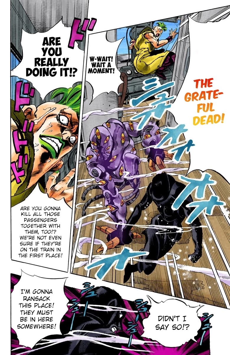 JoJo's Bizarre Adventure Part 5 - Vento Aureo (Official Colored) chapter 49 page 8