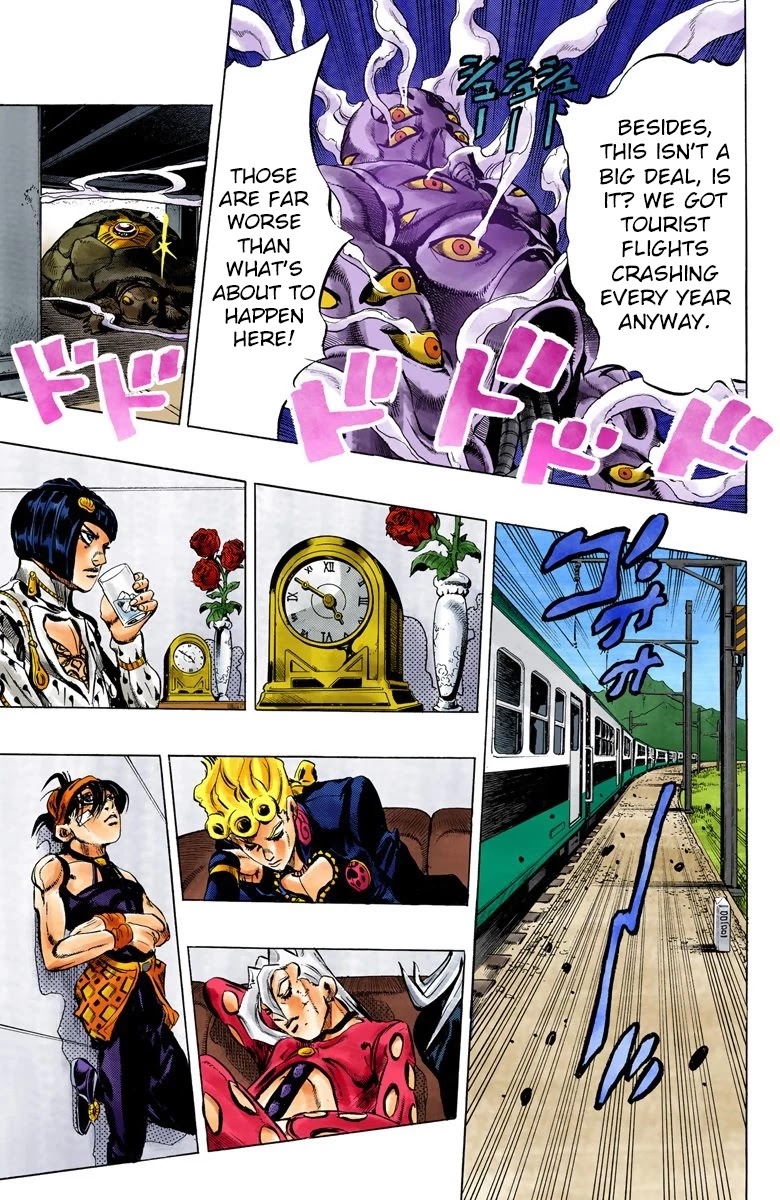 JoJo's Bizarre Adventure Part 5 - Vento Aureo (Official Colored) chapter 49 page 9