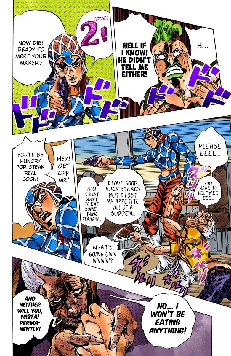 JoJo's Bizarre Adventure Part 5 - Vento Aureo (Official Colored) chapter 52 page 10