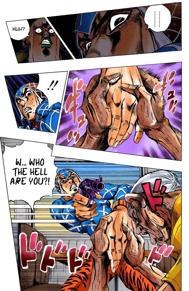 JoJo's Bizarre Adventure Part 5 - Vento Aureo (Official Colored) chapter 52 page 11