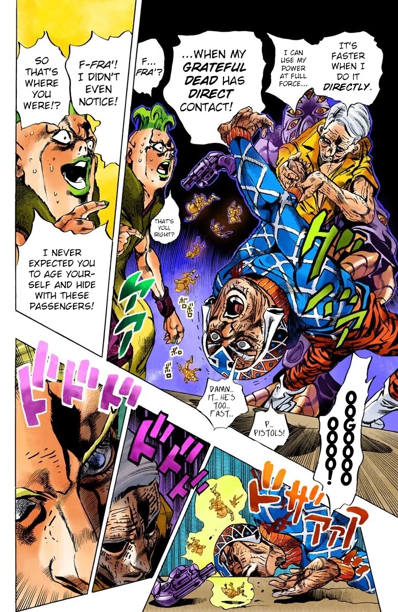 JoJo's Bizarre Adventure Part 5 - Vento Aureo (Official Colored) chapter 52 page 14