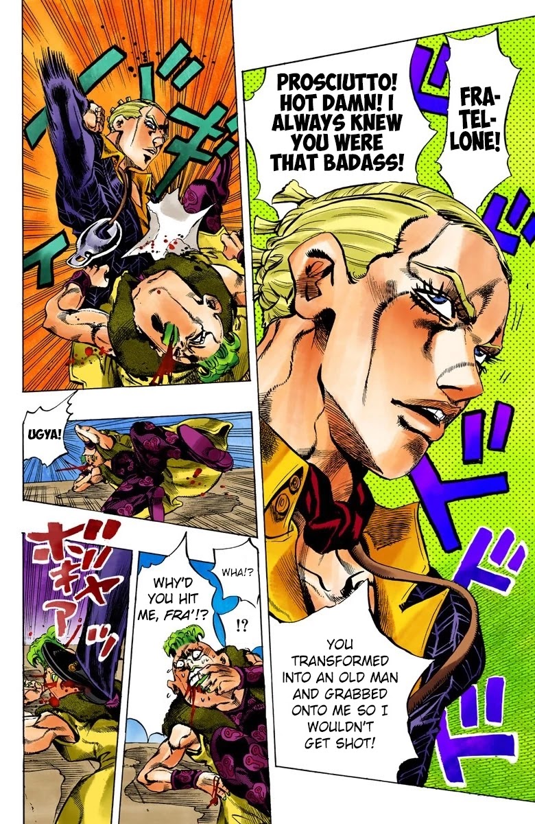 JoJo's Bizarre Adventure Part 5 - Vento Aureo (Official Colored) chapter 52 page 16