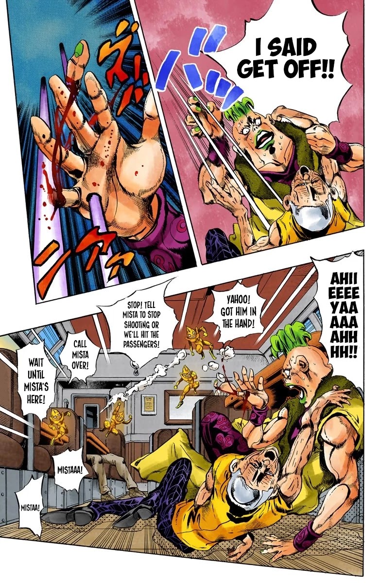 JoJo's Bizarre Adventure Part 5 - Vento Aureo (Official Colored) chapter 52 page 5