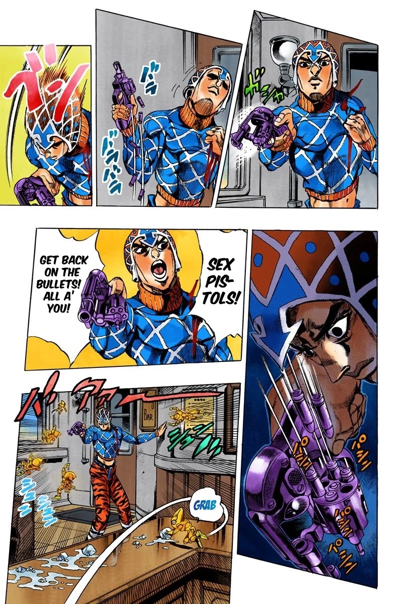 JoJo's Bizarre Adventure Part 5 - Vento Aureo (Official Colored) chapter 52 page 7