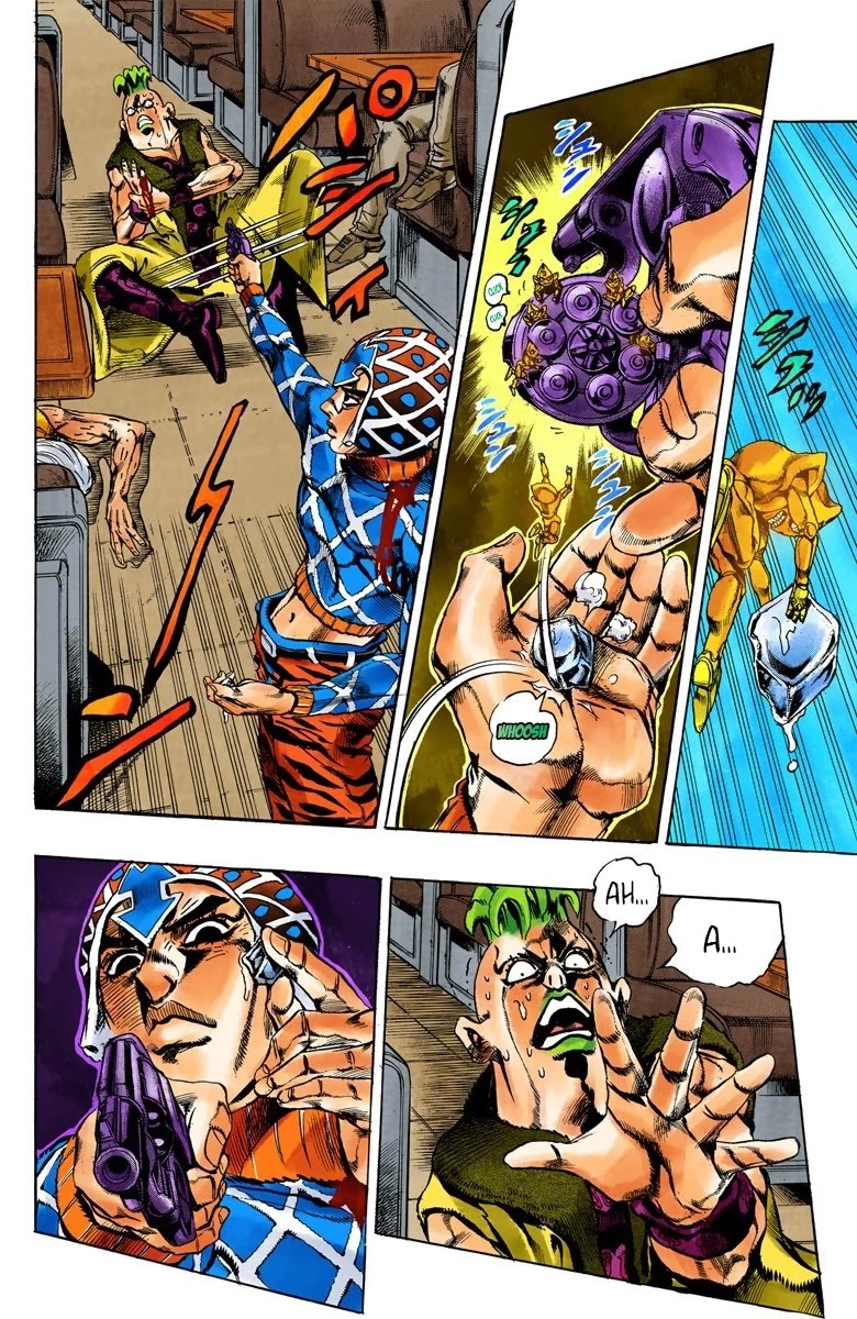 JoJo's Bizarre Adventure Part 5 - Vento Aureo (Official Colored) chapter 52 page 8