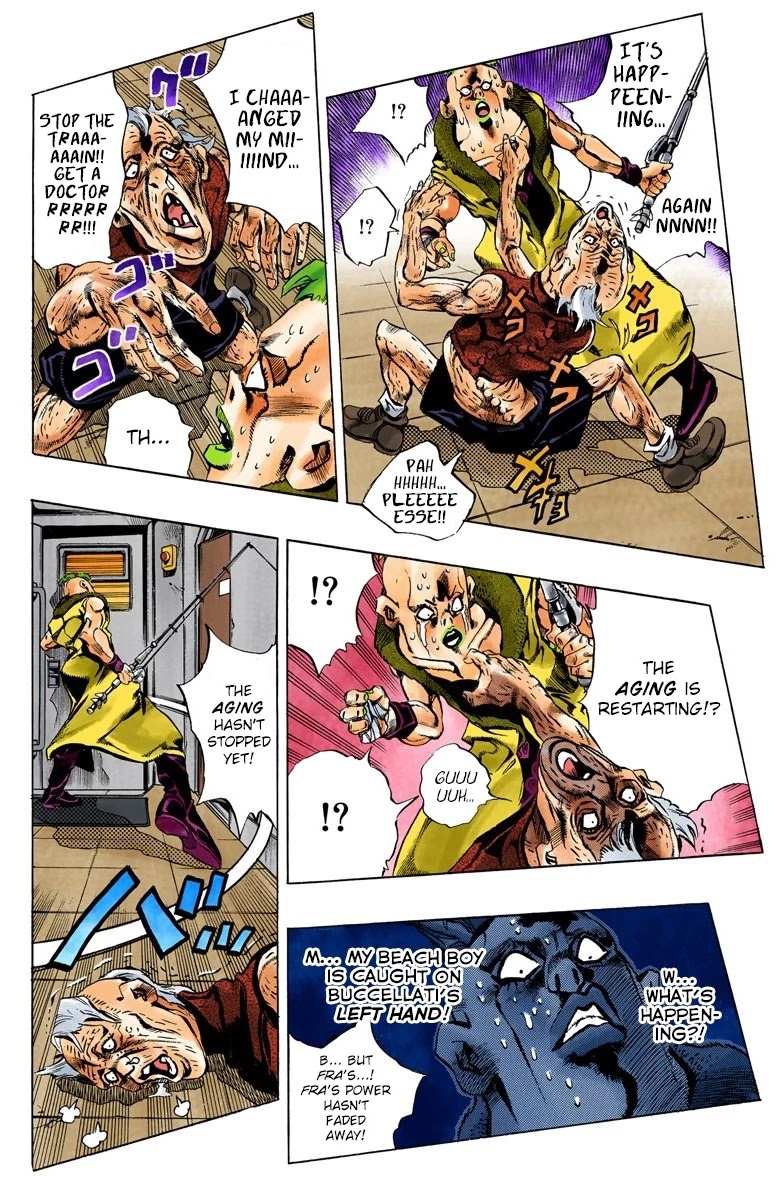 JoJo's Bizarre Adventure Part 5 - Vento Aureo (Official Colored) chapter 56 page 10