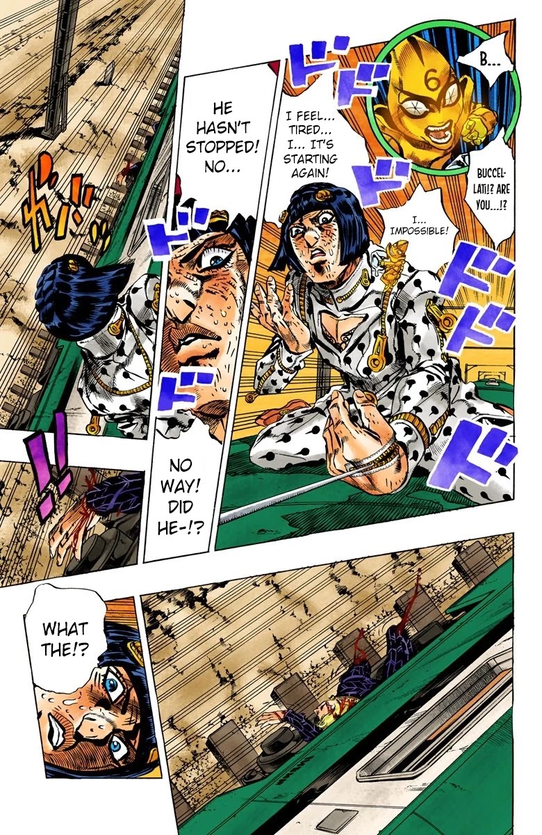 JoJo's Bizarre Adventure Part 5 - Vento Aureo (Official Colored) chapter 56 page 11