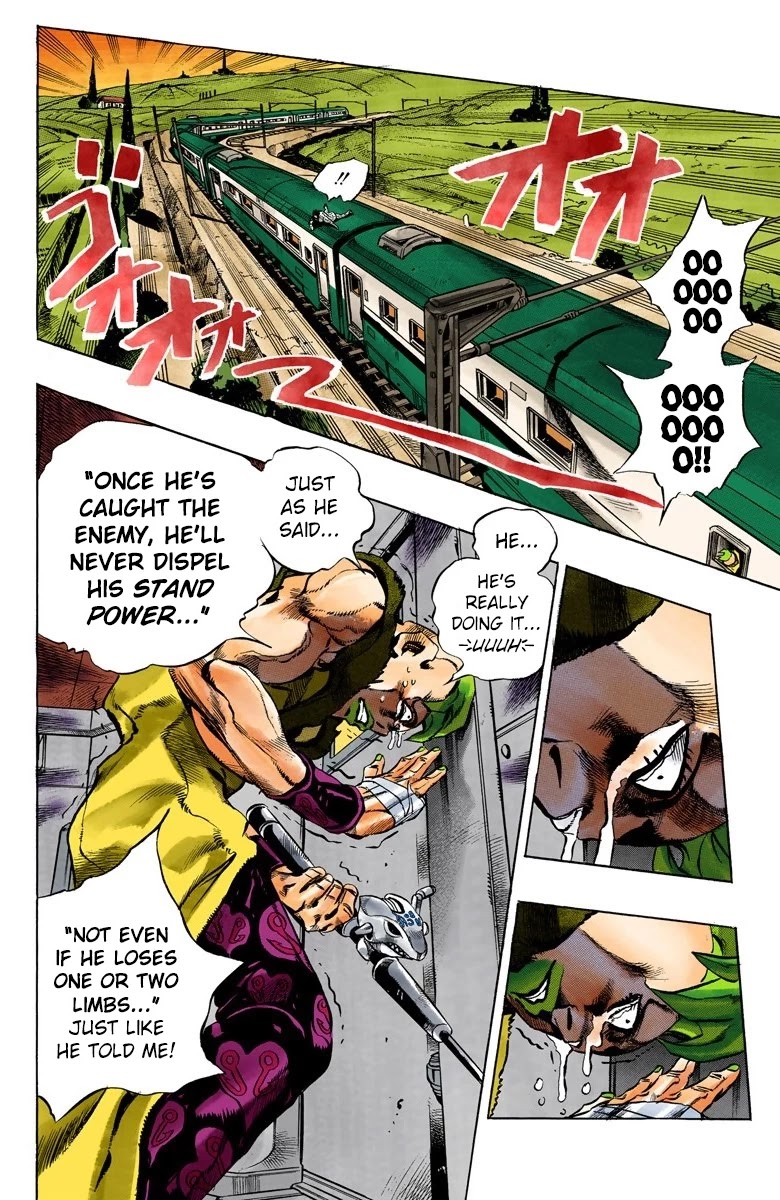 JoJo's Bizarre Adventure Part 5 - Vento Aureo (Official Colored) chapter 56 page 13