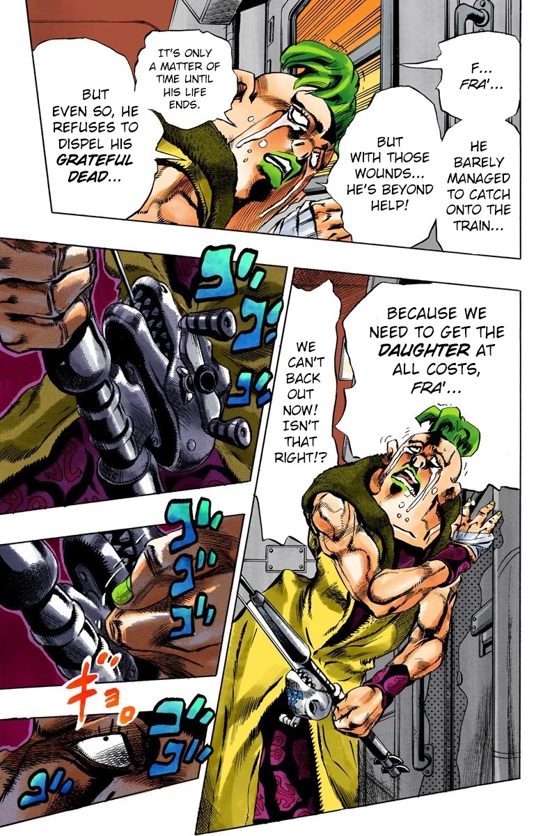 JoJo's Bizarre Adventure Part 5 - Vento Aureo (Official Colored) chapter 56 page 14